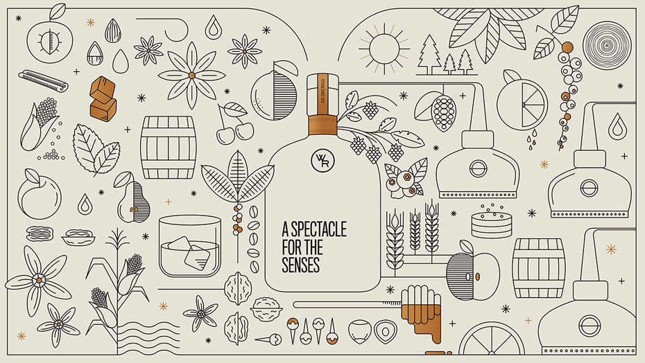 Woodford Reserve “A Spectacle for the Senses” case image by Vega&Winnfield